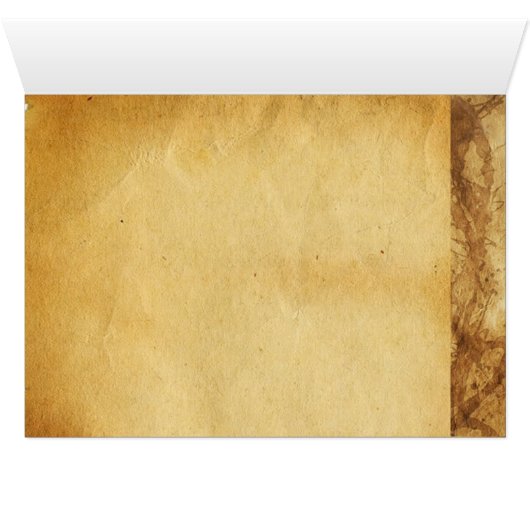 ENGELSE HORSE IN STABLE Parchment (Binenzijde Horizontaal (Onderkant))