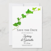Engelse Ivy Wedding Save the Date (Voorkant)