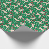 Engelse kersthond Mastiff Cadeaupapier (Hoek)