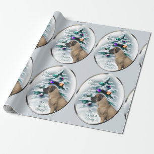 Engelse kerstmis cadeaupapier