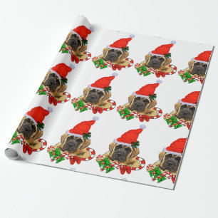 Engelse kerstmis cadeaupapier