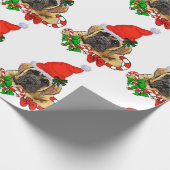 Engelse kerstmis cadeaupapier (Hoek)
