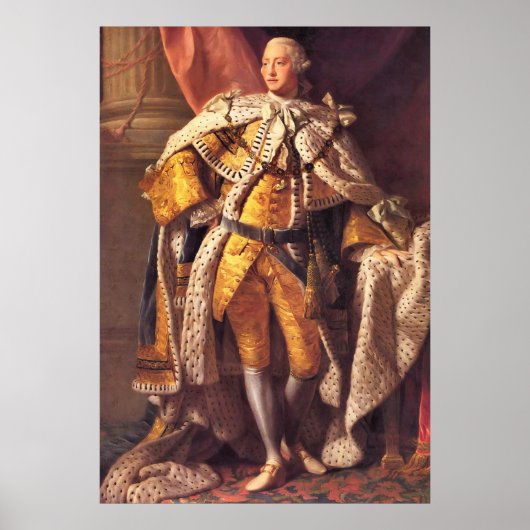 Engelse koning George III van de Studio Allan Rams Poster (Voorkant)