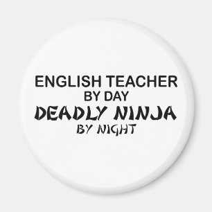 Engelse leraar Deadly Ninja Magneet