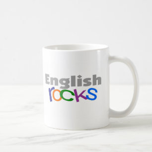 Engelse leraar "English Rocks" cadeaus Koffiemok