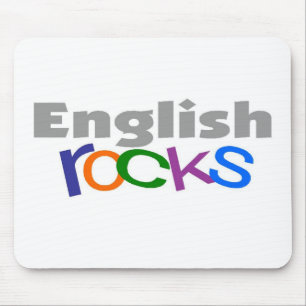 Engelse leraar "English Rocks" cadeaus Muismat