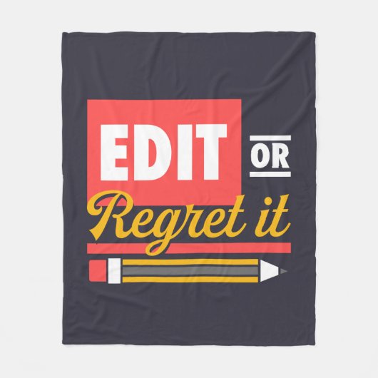 Engelse leraar geeft of betreur het rood wit uit fleece deken (Voorkant)