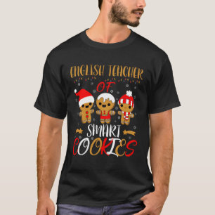 Engelse leraar van slimme cookies Grappige leraar T-shirt
