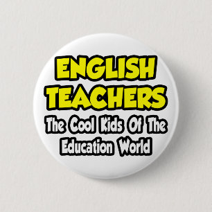 Engelse leraren...Cool Kinder van Edu World Ronde Button 5,7 Cm