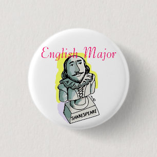 Engelse Major Shakespeare Button