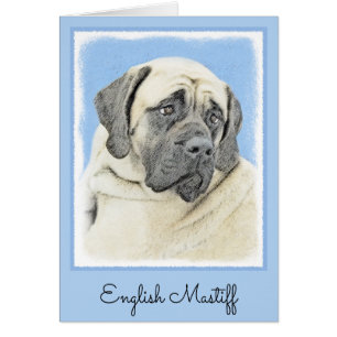 Engelse mastiff (Fawn)-schilderij - Oorspronkelijk