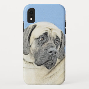 Engelse mastiff (Fawn)-schilderij - Oorspronkelijk iPhone XR Hoesje