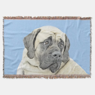 Engelse mastiff (Fawn)-schilderij - Oorspronkelijk Deken
