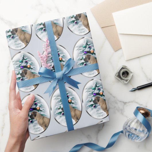 Engelse Mastiff Kerstmis Cadeaupapier (Geschenken)