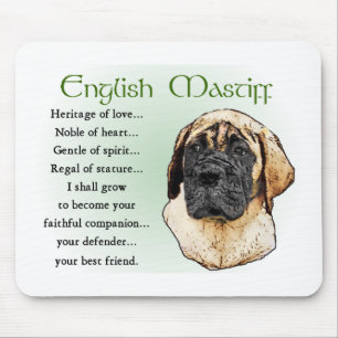 Engelse Mastiff Kunst Cadeaus Muismat