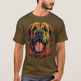 Engelse mastiff lachend t-shirt