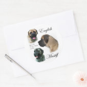 Engelse Mastiff Legacy Ronde Sticker (Envelop)