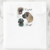 Engelse Mastiff Legacy Ronde Sticker (Tas)