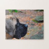 Engelse Mastiff. Legpuzzel (Horizontaal)