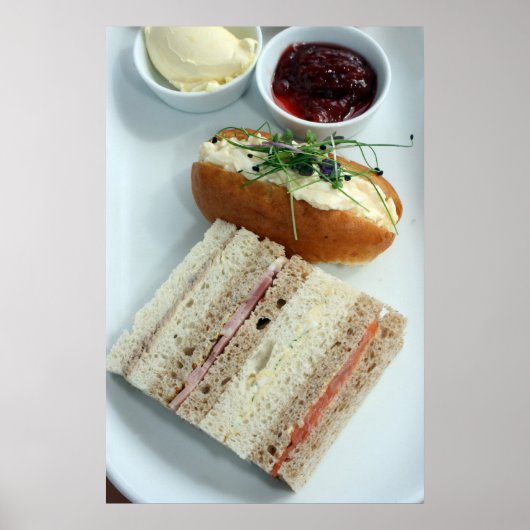 Engelse middagthee poster (Voorkant)