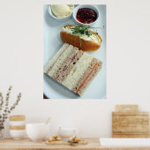 Engelse middagthee poster (Keuken)
