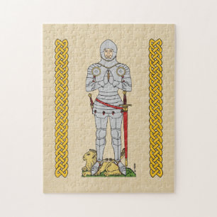 Engelse middeleeuwse ridder Circa 1430 Legpuzzel