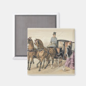 Engelse paarden magneet (Voorkant / Achterkant)