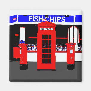 Engelse pictogrammen magneet