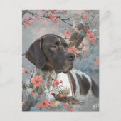 Engelse Pointer Briefkaart (Voorkant)