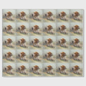 Engelse Pointer Cadeaupapier (Vlak)