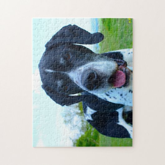 Engelse pointer Dog. Legpuzzel (Verticaal)