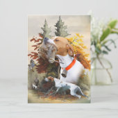 Engelse pointer kaart (Staand voorkant)