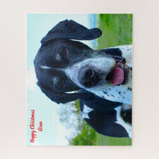 Engelse Pointer. Legpuzzel (Verticaal)