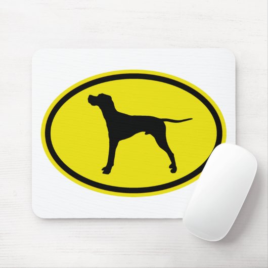 Engelse pointer muismat (Met muis)