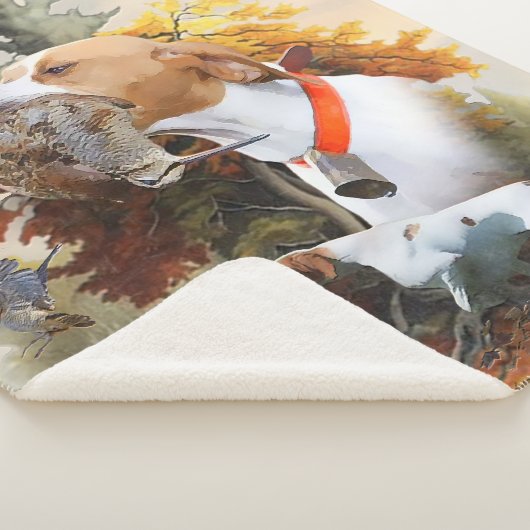 Engelse pointer sherpa deken (3/4)