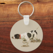 Engelse pointer sleutelhanger (Voorkant)