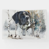 Engelse Pointer  Spandoek (Horizontaal)