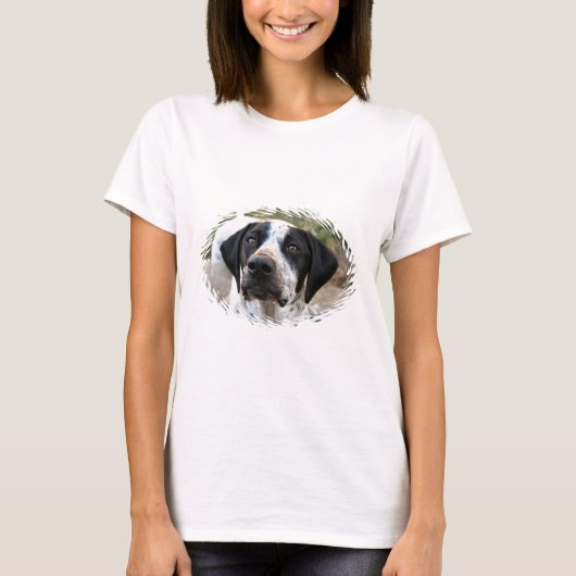Engelse pointer t-shirt (Voorkant)