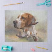 Engelse pointer tissuepapier (Craft)