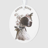 Engelse pointer, vogeljacht ornament (voorkant)