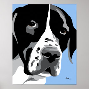 Engelse Pointerhond Poster