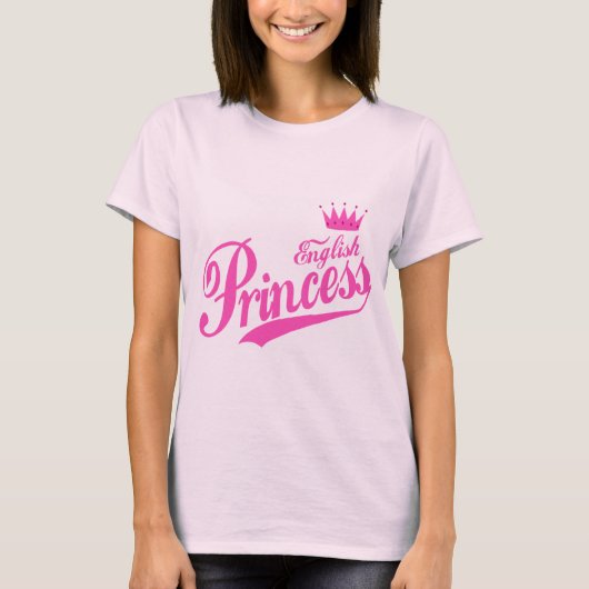 Engelse prinses t-shirt (Voorkant)