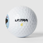 Engelse redcaps golfballen (Logo)