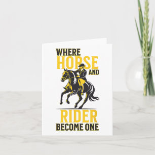Engelse Riding Equestrian Funny Gezegde Horse Spor Kaart