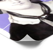 Engelse romanschrijfster Emily Brontë illustratie Poster (Hoek)