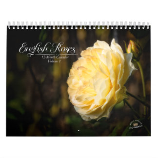 Engelse Rozen 12-maands kalender