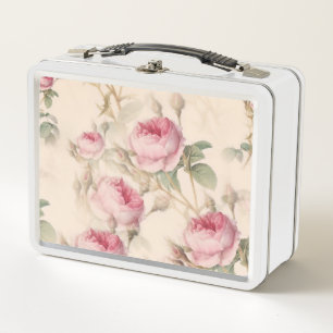 Engelse Rozen Metal Lunchbox
