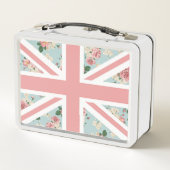 Engelse Rozen Union Jack Flag (Achterkant)