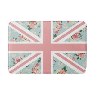 Engelse Rozen Union Jack Flag Badmat