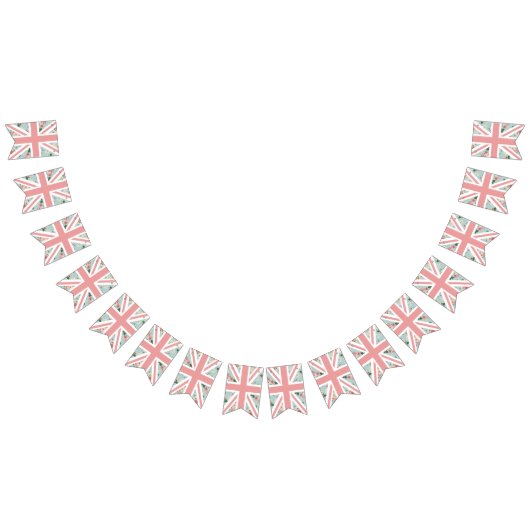 Engelse Rozen Union Jack Party Vlaggetjes (Alle)